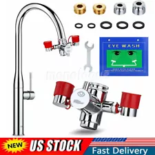 Eye Wash Unit Faucet Mounted Emergency Eyewash Stations for Sink Attachment