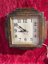 Original Antique Art Deco Wall Clock