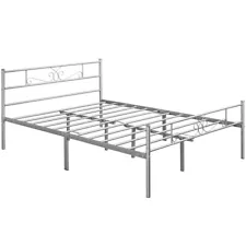 Twin/Full Bed Frames Metal Platform with Headboard and Footboard Used