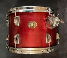 Ludwig Classic Maple Exotic 8x12” Rack Tom (Drum) - Ruby Glitter-LT822AM-Oval