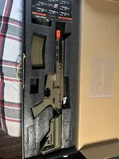 brand new airsoft rifle opened not shot