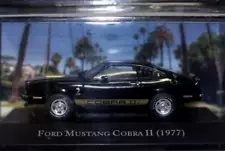 1977 Ford Mustang COBRA II Black Gold 1/43 Altaya IXO In The USA Mint Sealed