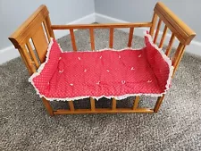 Great Condition All Wood Baby Play Crib Bed