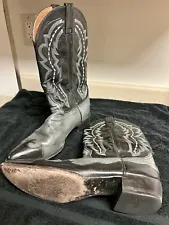 Vintage Rockabilly/Western Dan Post Cowboy boots mens 13 used