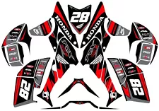 Graphic kit for 2004 Honda TRX450r TRX 450r custom decals stickers