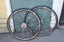 Mavic Ksyrium SLS 700c Rim Brake QR Wheelset USED EXC Campagnolo 10speed