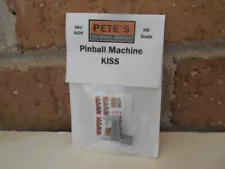 Pete's 3d HO Scale Kiss Pinball Machine #124