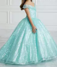 Jenniferwu Customer Made long gown kid little Girl Pageant Party Formal Dress