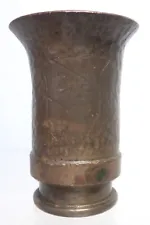 WWII German 20mm Brass Shell Casing Trench Art Shot Glass #4