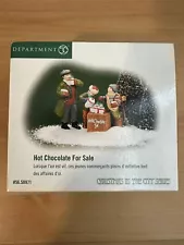 Dept. 56 Christmas In The City Hot Chocolate For Sale #56.58971 Mint In Box