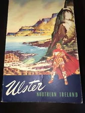 RARE VTG. Book Ulster Travel Guide for Northern Ireland: fold out maps