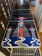 RARE Pabst Blue Ribbon UFO Spaceship 8ft Portable Beer Pong Table PBR Alien