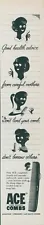 1958 Ace Combs Healthy Motherly Advice Dont Lend Borrow Vintage Print Ad L14