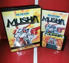 Musha with Box and Manual Cartridge for 16 bit Sega MD game card Mega drive