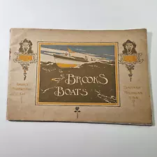 Early 1900's Brooks Boats & Inboard Motors All Sizes Sales Catalog No Reserve