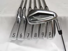 Used Titleist T300 Iron Set 5-PW, 48 AMT Red R300 Regular Flex Steel Shafts 5-gw