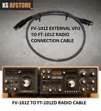 YAESU FT-101ZD TO FV-101Z EXTERNAL VFO CONNECT CABLE! *NEW* *FREE USA SHIP!*