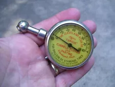 1930s Antique US tire air gauge auto part Vintage Chevy Ford Hot Rod gm bomb 39