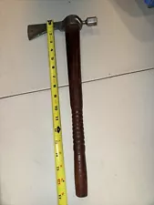 Vintage NATIVE AMERICAN INDIAN STEEL TRADE AXE SMOKING PIPE TOMAHAWK.