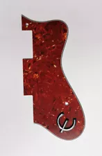 Guitar parts For US Epiphone ES335 Dot Guitar pickguard & E Logo , Red Tortoise