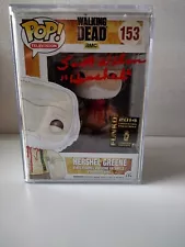 FUNKO POP HEADLESS HERSHEL GREENE 153 WALKING DEAD AUTOGRAPHED 2014 CONVENTION