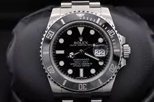 Rolex Submariner Date 116610LN 40mm Steel Dive Watch Oyster Bracelet Black Bezel