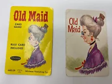 Vintage 1960s Whitman Old Maid Playing Cards Complete Card Game 4492:29