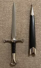 11.75" King Arthur Medieval Historical Short Sword Dagger Knife, Scabbard/Sheath