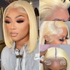 New ListingBlonde Bob Wig Human Hair 613 Bob Lace Front Wigs Human Hair with Baby Hair