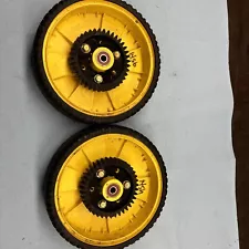 John Deere 14SB Push Lawn Mower Rear wheels With Drive Gears