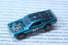 1971 Hot Wheels REDLINES aqua BOSS HOSS Mustang Hong Kong Spoilers VERY NICE!