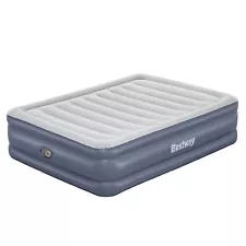 Bestway Tritech Air Mattress w/ Built-in AC Pump & Antimicrobial Coating, Queen