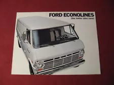 1968 Ford Econoline Van Pickup Truck Sales Brochure Booklet Catalog Old