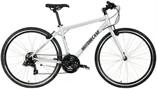 2022 Motobecane Cafe 21 Silver Mens and Ladies Hybrid/Fitness Bicycle