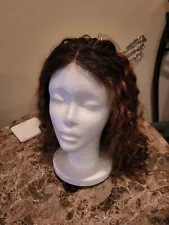 Human Hair 4C Kinky Edge Lace Front Wig