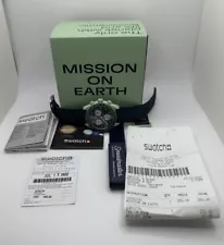 Omega x Swatch Moonswatch Bioceramic Mission on Earth With Receipt