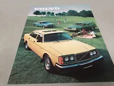 1980 VOLVO Range Original Sales Brochure 242GT , Bertone COUPE etc