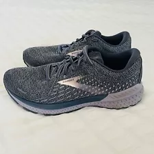 Brooks Adrenaline Women's 11 Wide Gray Pink Lavender