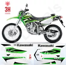 Custom made Kawasaki KLX 250 Decal Sticker Full Set