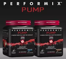 Performix Stim-Free PUMP Pre Workout Focus Endurance 40 Serves ALL FLAVORS- SALE