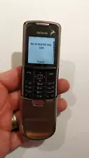 3388.Nokia 8801 Red Very Rare - For Collectors - Unlocked - Very Godd Shape