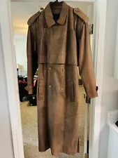 mens leather duster coat