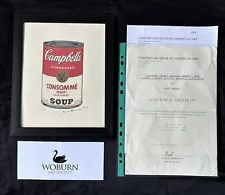 Andy Warhol (1928-1987) Hand Signed Original Limited Edition Print | w/ COA