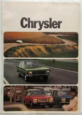 1973 Chrysler 2 Litre 160 180 Sales Brochure - German Text for Swiss Market