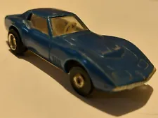 Lindberg Line Mini-Lindy Corvette mako shark Dark Blue Plastic Model Car vintage