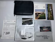 99 MERCEDES S420 S500 S320 W140 OWNER'S MANUAL BOOK leather CASE COMPLETE OEM