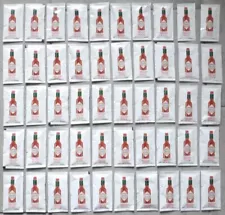 50 Tabasco Pepper Sauce Single Serve Package 3g/Pack Enough Spic For Every Taste