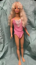 My Size Barbie Life Size 3 Feet Tall Ballerina Doll Mattel 1992 Vintage No Tutu