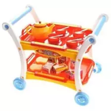 AZ Trading & Import PS300 Afternoon Tea Time Trolley Cart Pretend Play Set