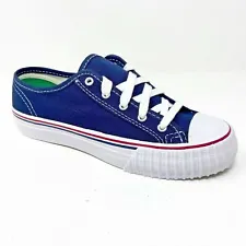 PF Flyers Center Lo Reiss Navy White Kids Retro Sneakers KC1002NV